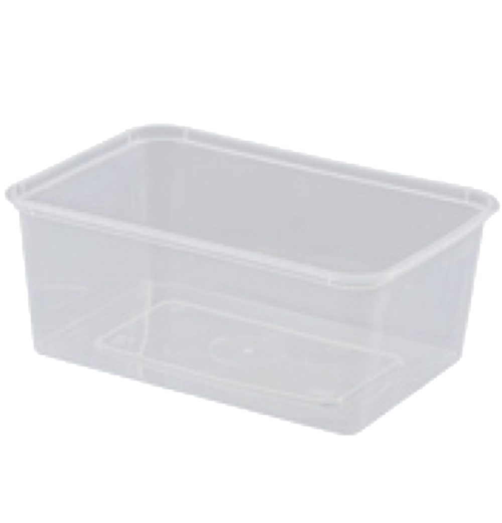 Rectangular Food Containers 1000ml — 500/Carton