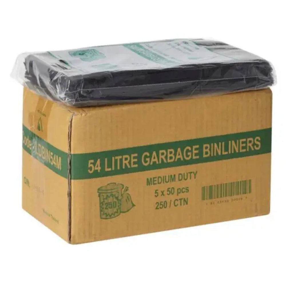 Black LDPE Heavy Duty Easy Dispense Star Seal Bin Liners – 850 x 640mm