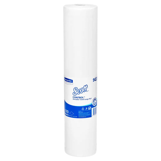 Scott Control Versatile Towel Large Roll – White, 800 Sheets (8 Rolls x 100)