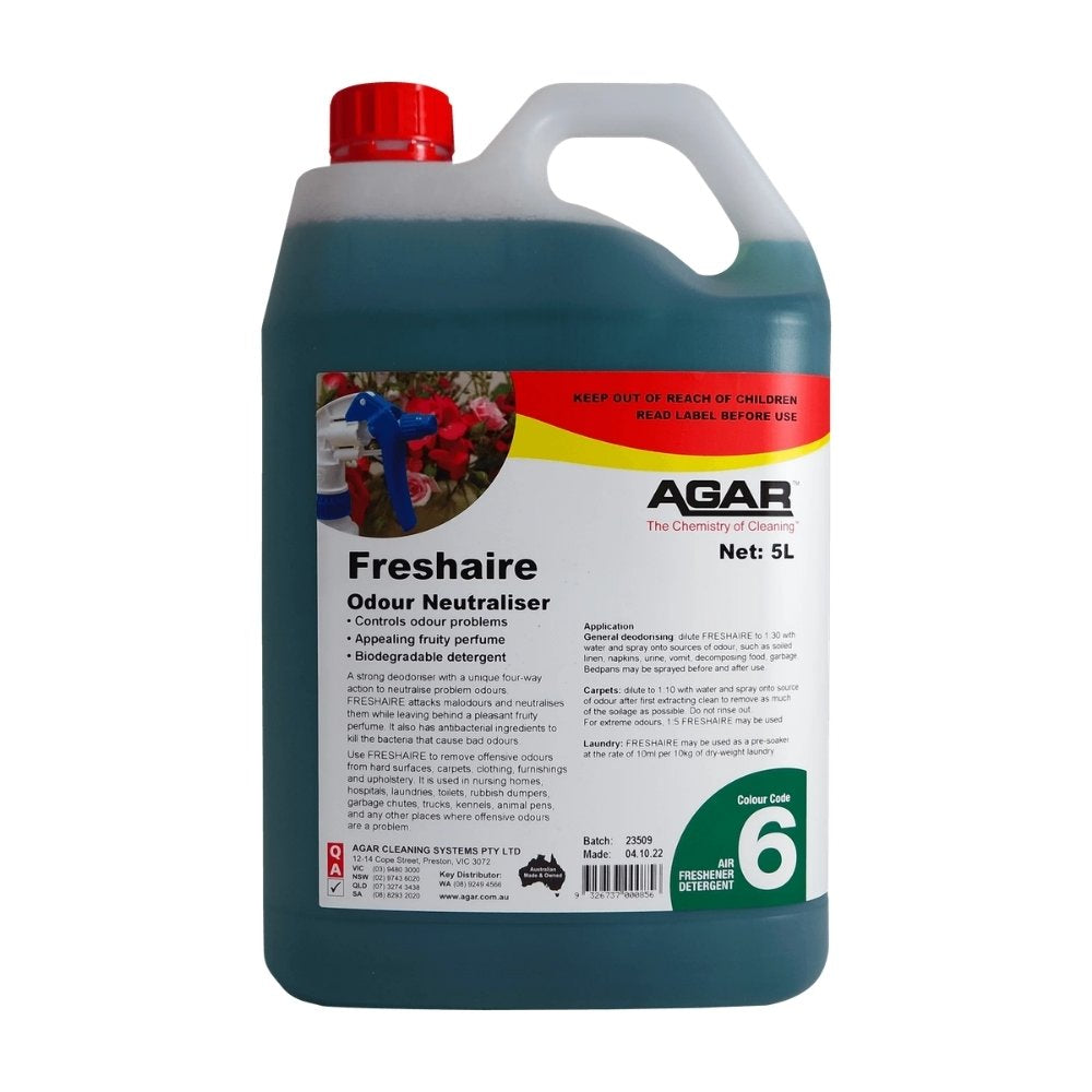 Agar Freshaire Spirit-Based Air Freshener Concentrate for Washrooms 5L