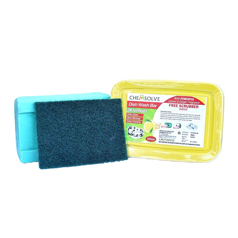 Chemsolve Dish Wash Bar 500g – Heavy Duty Concentrated Sink Detergent Bar