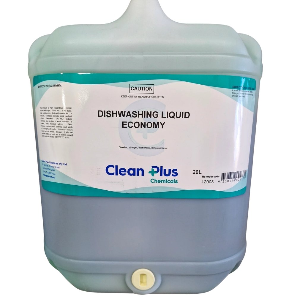 Clean Plus Dishwashing Liquid Economy – 20 Litre Commercial Refill
