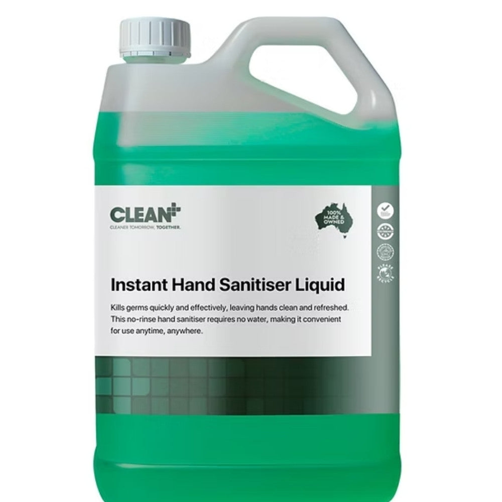 Clean Plus Instant Hand Sanitiser Liquid 5L