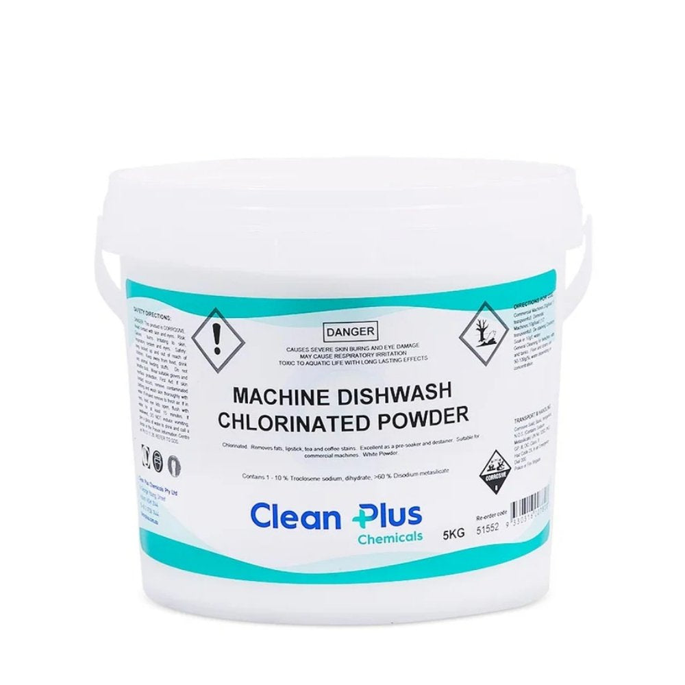Clean Plus Machine Dish Powder Chlorinated 5kg