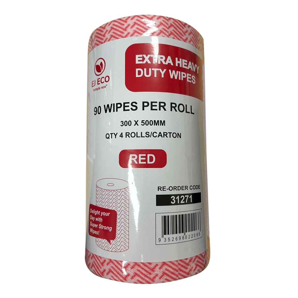 EJEco Extra Heavy Duty Cleaning Wipes – Blue, Green, Red & Brown