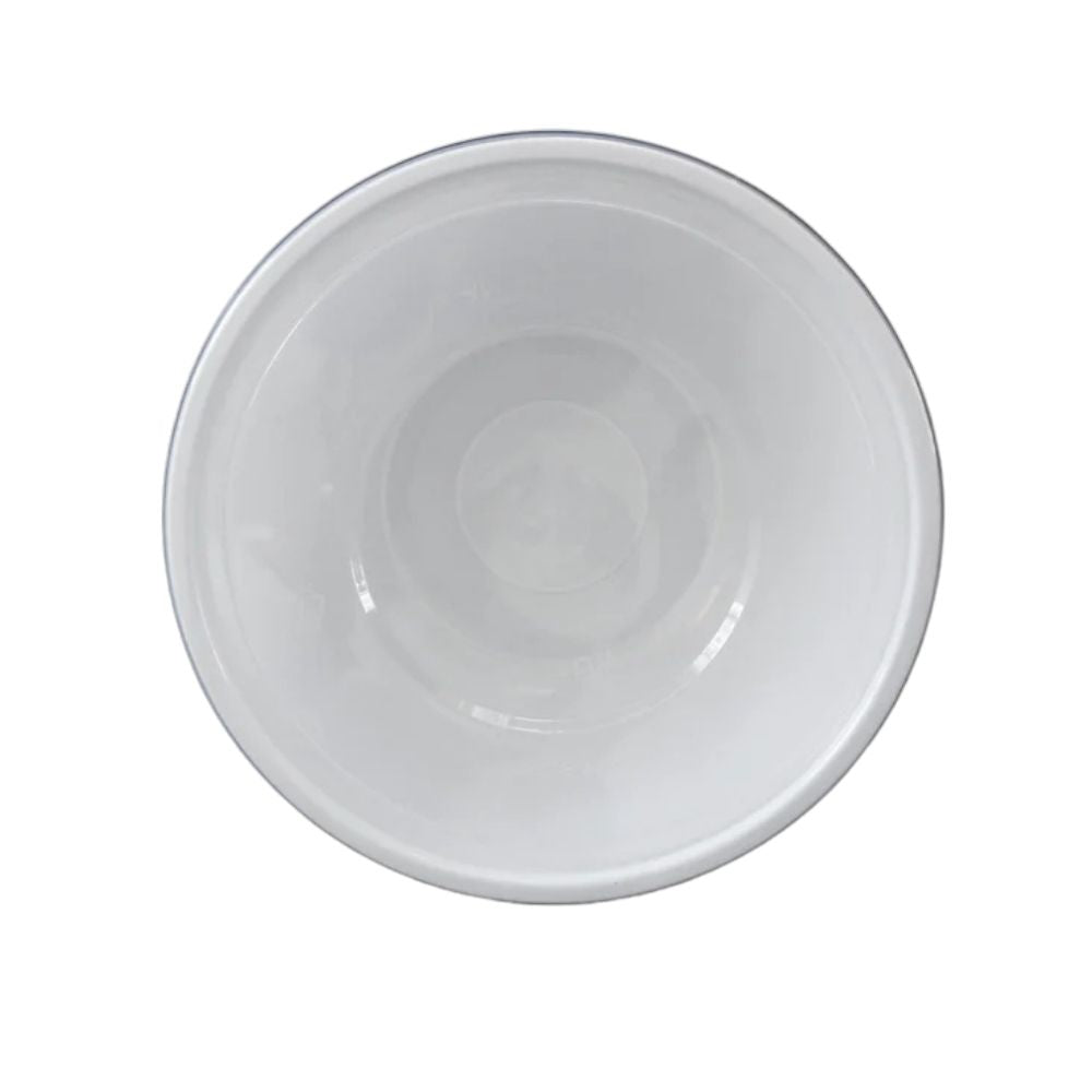 Easy Pack 1050ml White Plastic Bowls with lid – 400pcs Bulk Pack