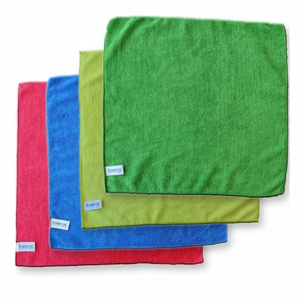 Everix Premium Microfibre Cleaning Cloths 10 Pack