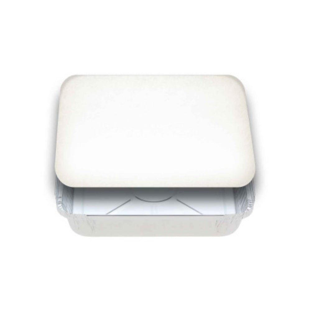 Large Square Foil Container – 1500ml (Board Lid Compatible)