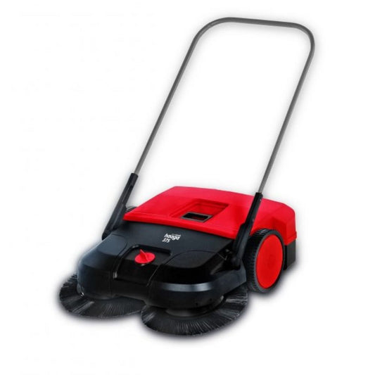Haaga 375 Hand-Powered Push Sweeper – Eco-Friendly Outdoor Street & Floor Cleaner