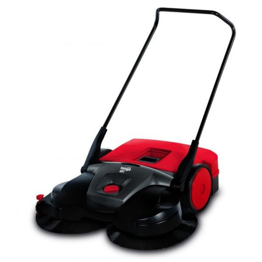 Haaga 497 Push Floor Sweeper – Durable Manual Outdoor Cleaner