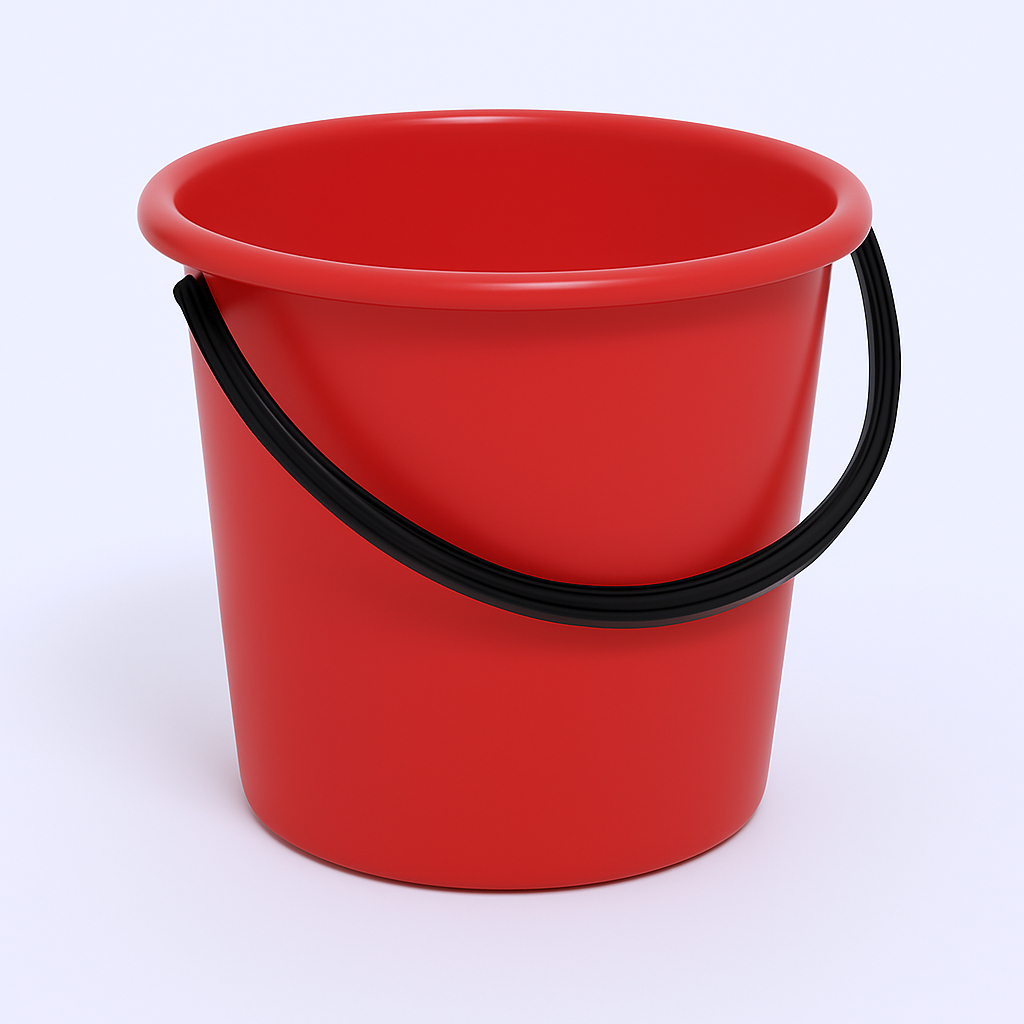 NAB All Purpose Bucket 9.6L with Plastic handle