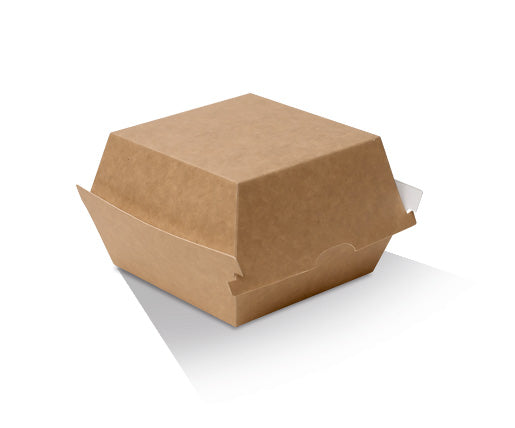 Kraft Board Burger Box - Brown Takeaway Burger Box, 500/Pack