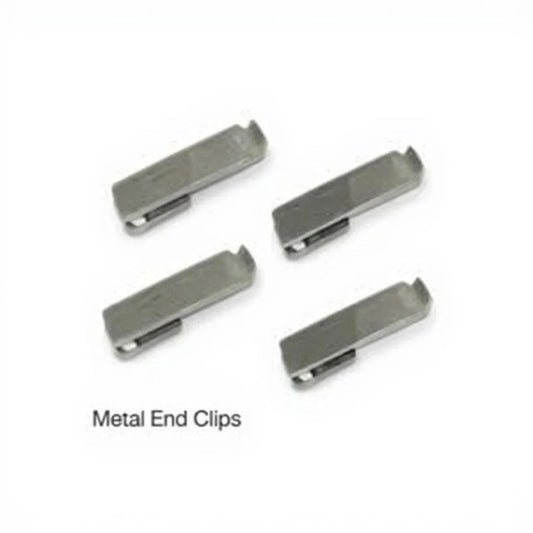 NAB Metal End Clips – Pair | Secure Channel Fasteners for Squeegee Tools