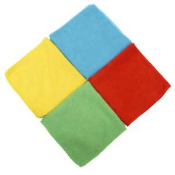 Microfibre Cloths Highly Absorbent Washable and reusable 40 x 40 cm (10 cloths per pack)