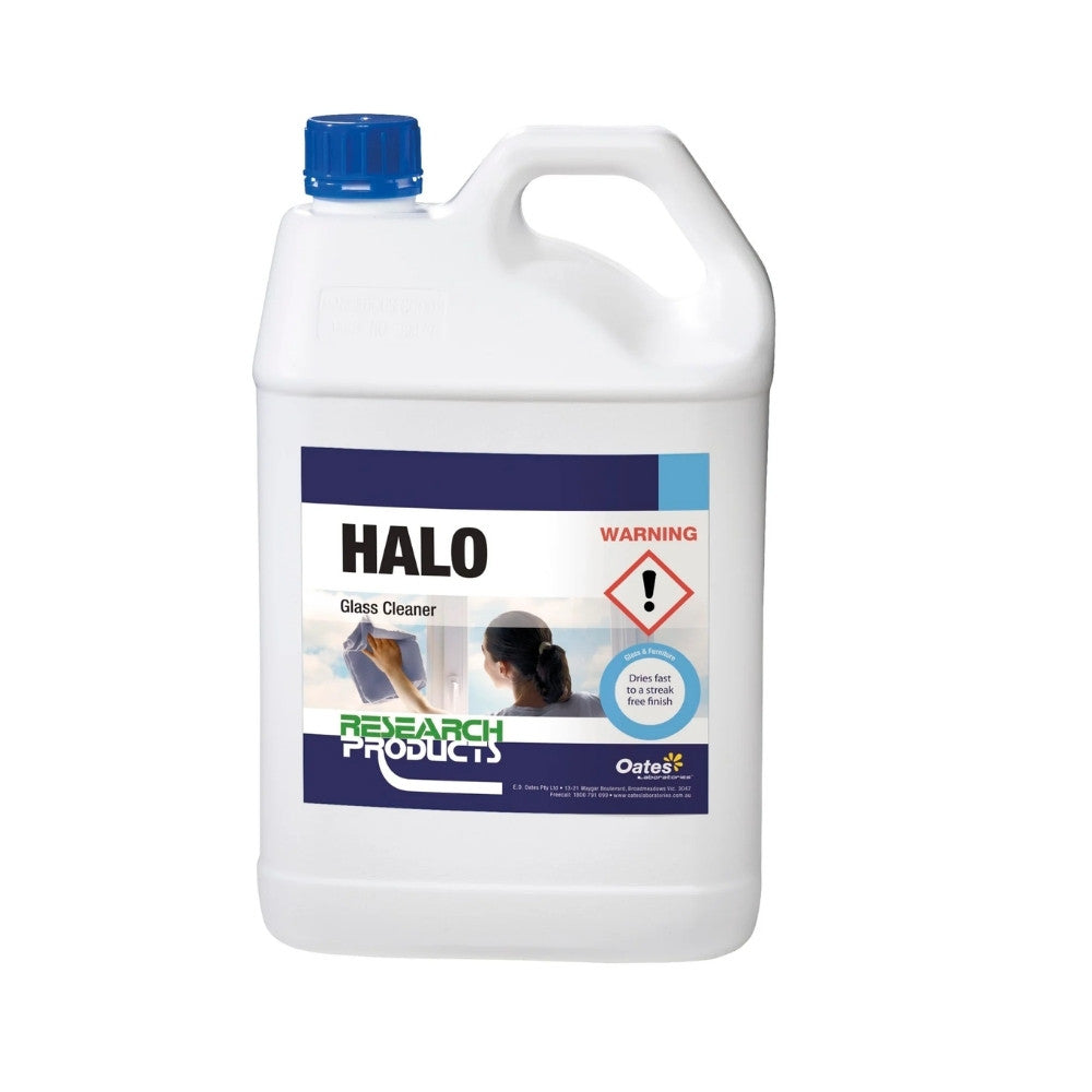 Oates Halo Fast Dry Glass & Surface Cleaner – 5L