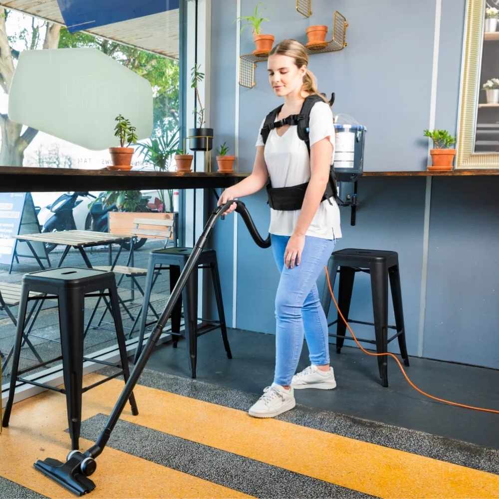 Pacvac Thrift Backpack Vacuum – 1300 W Commercial Cleaner