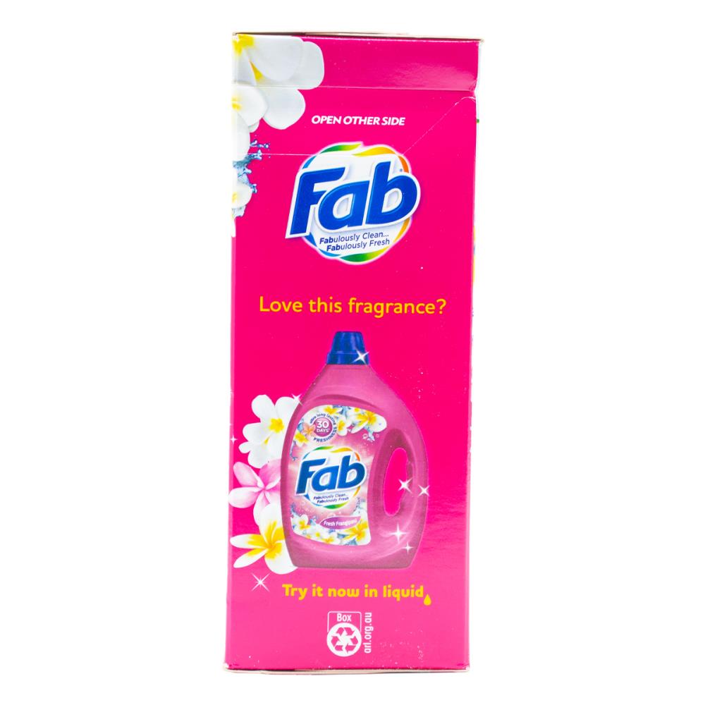 FAB 2kg Laundry Powder – Fresh Frangipani (Front & Top Loader)