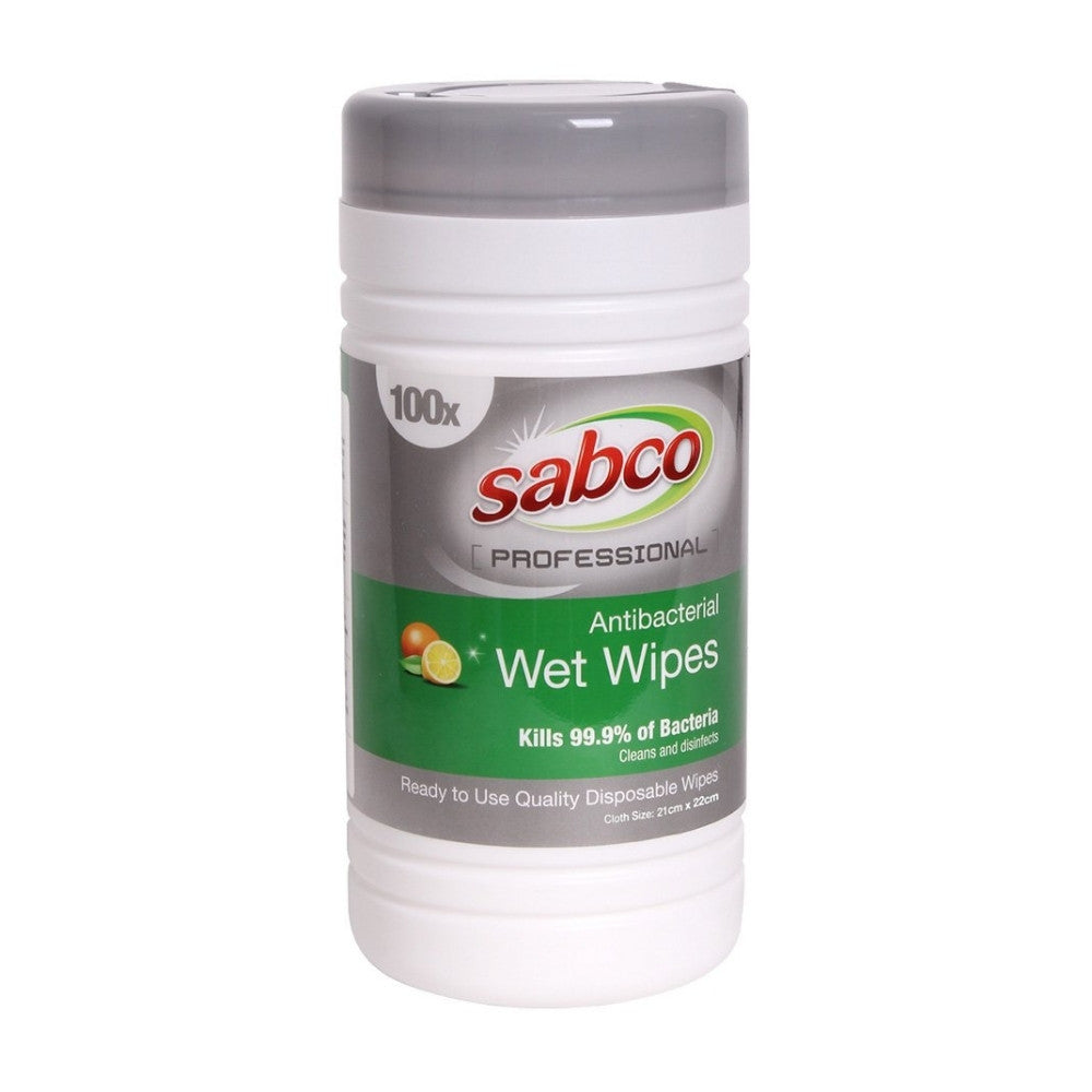 Sabco Antibacterial Wet Wipes 1000ml Tub