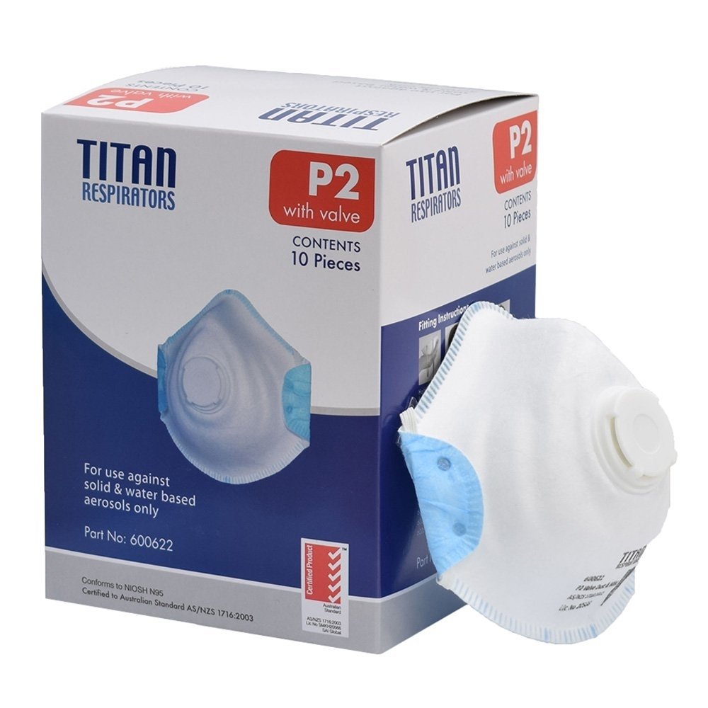 SteelDrill Titan Valved Disposable Respirator P2
