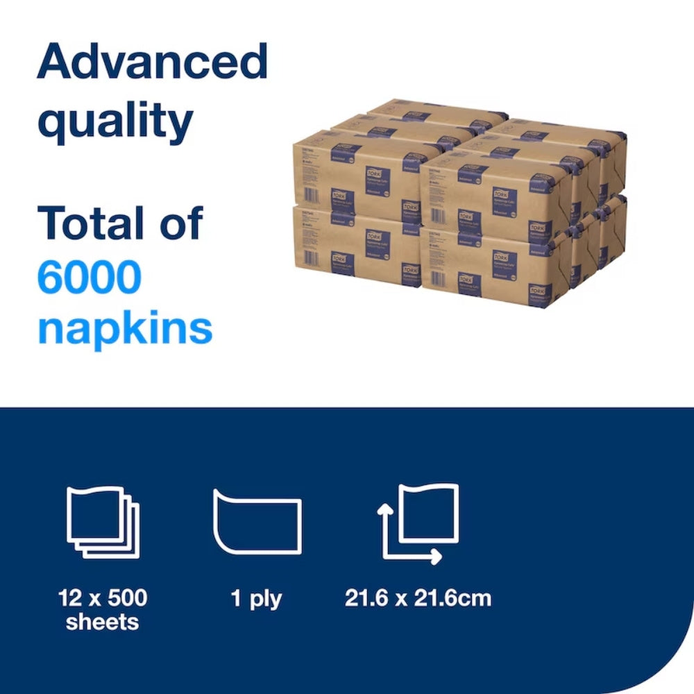 Tork Xpressnap Cafe® Natural Dispenser Napkin – Interfold Eco Table Napkins
