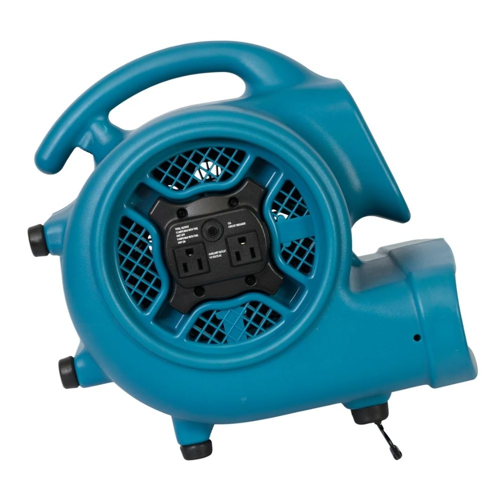 XPOWER X-400 Multipurpose Air Mover – 1/2 HP, 1600 CFM, 3-Speed Dryer