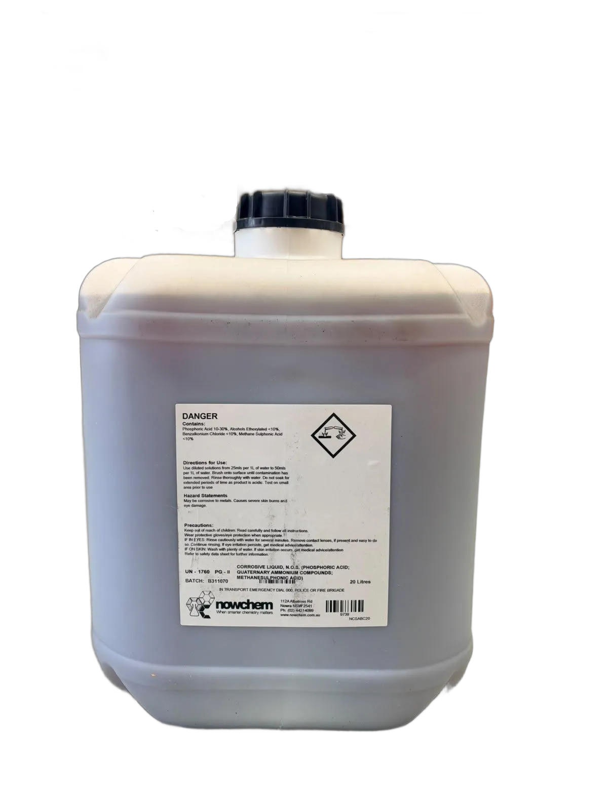 Spiced Apple Bathroom Cleaner Acid-Based 20L