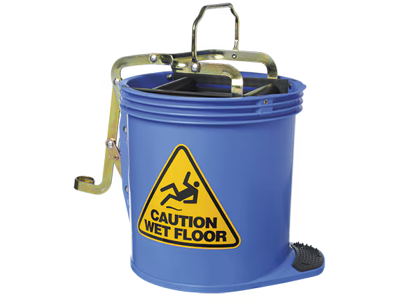 Oates Contractor Mop Wringer Bucket 15L with Castors