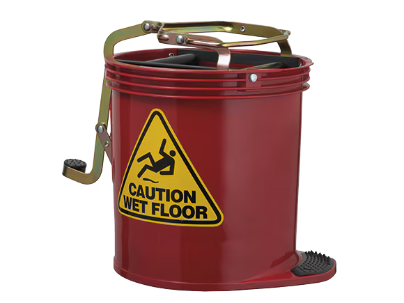 Oates Contractor Mop Wringer Bucket 15L with Castors
