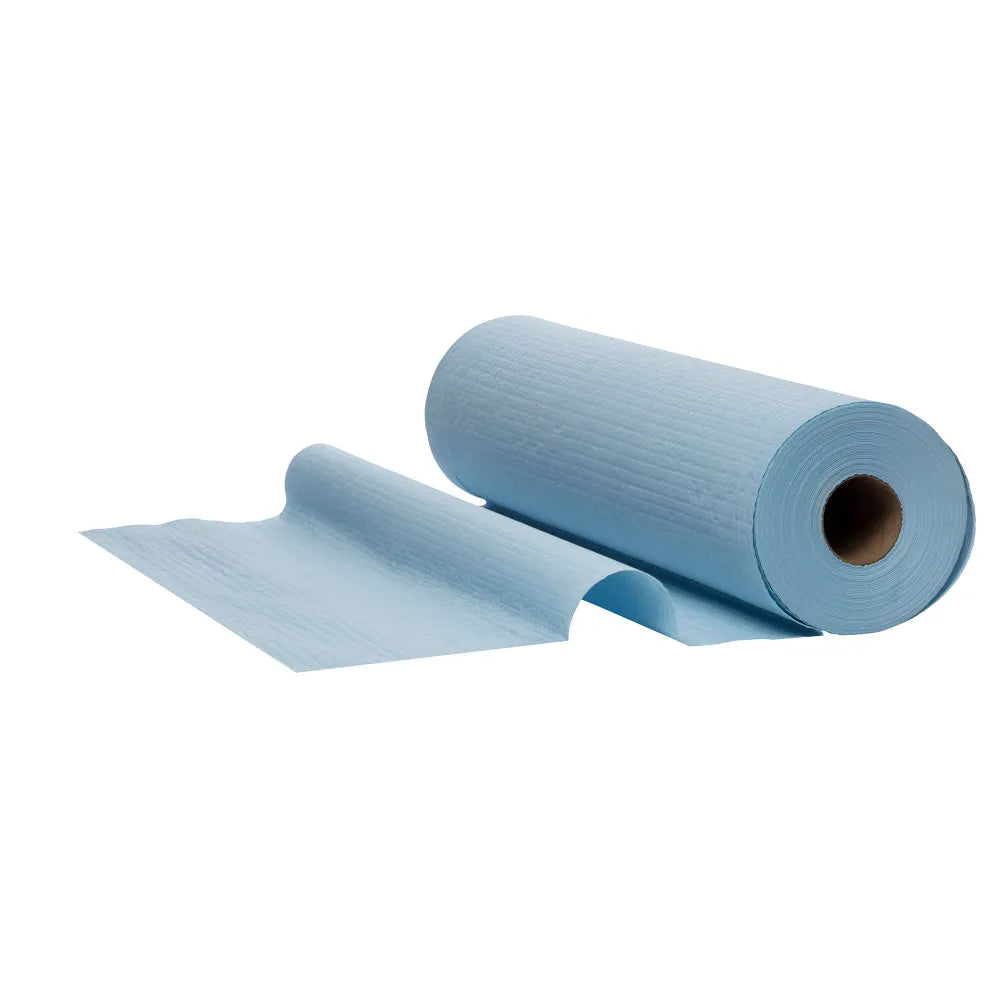WypAll X50 Large Blue Roll Wipers - 70m/Roll, 3 Rolls/Case (210m)