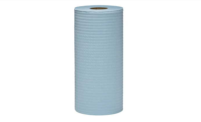 WypAll X50 Small Blue Roll Wipers - 70m/Roll, 4 Rolls/Case (280m)