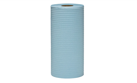 WypAll X50 Small Blue Roll Wipers - 70m/Roll, 4 Rolls/Case (280m)