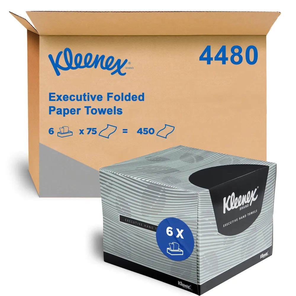 Kleenex Executive Hand Towels White (75 Towels/Pack)