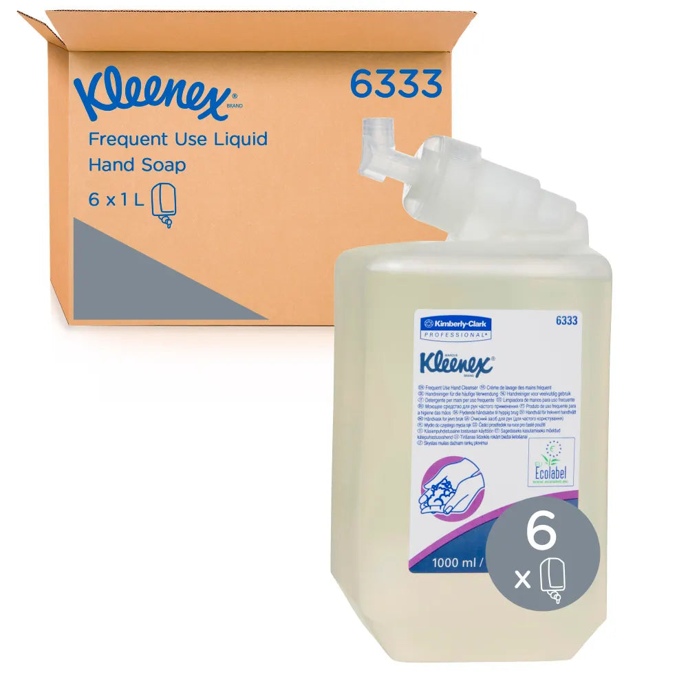 Kleenex Liquid Hand Soap Frequent Use Unscented (1 Litre/Cartridge)
