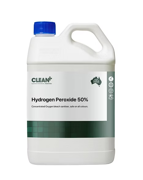 Hydrogen Peroxide 50 Concentrated Oxygen Bleach Sanitiser
