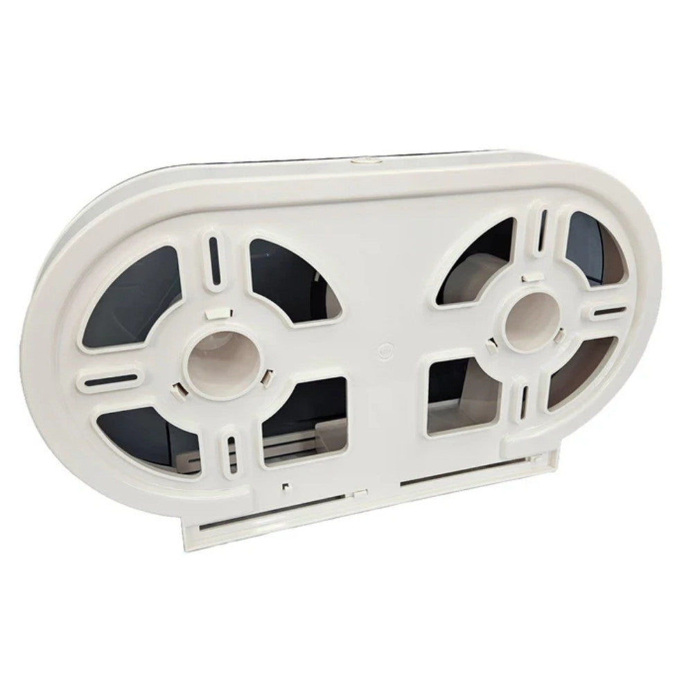 A&C Gentility  Wall Mounted Double Jumbo Toilet Paper Roll Dispenser – Black