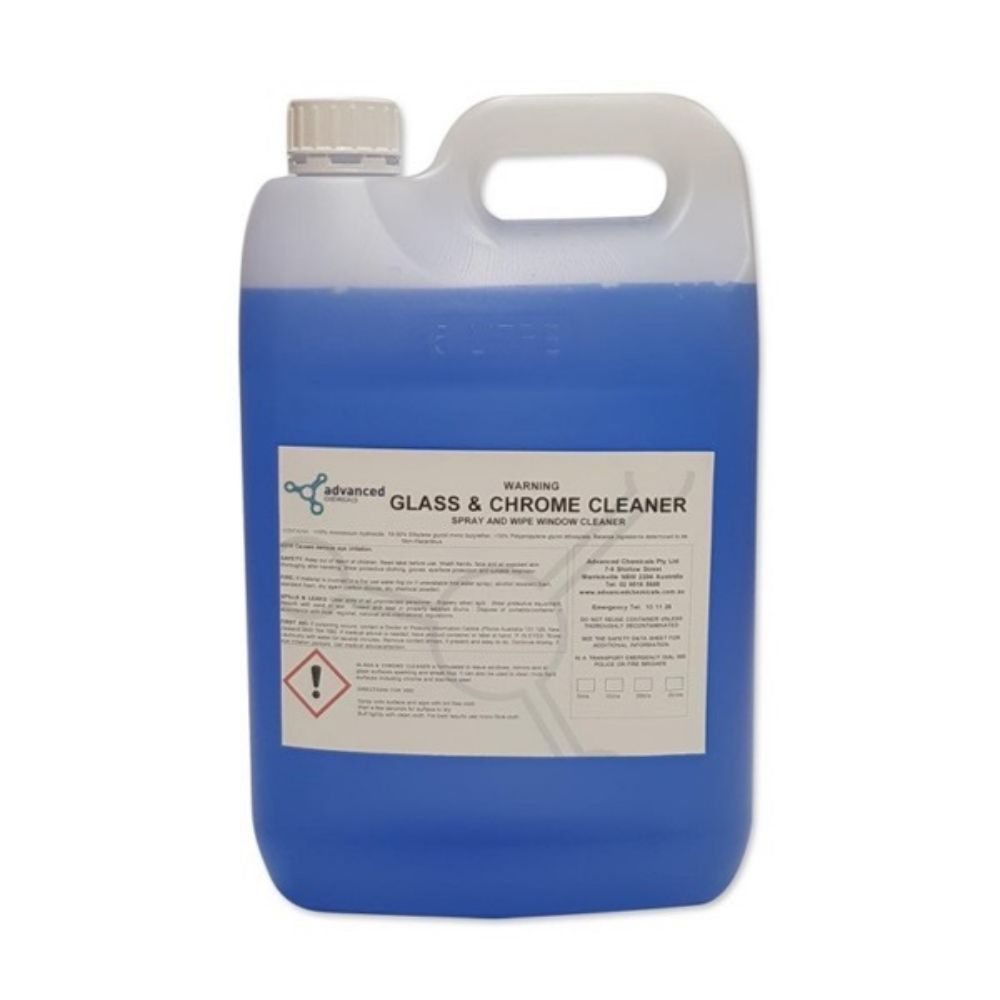 Advanced Cleaning Glass & Chrome Cleaner – 5L