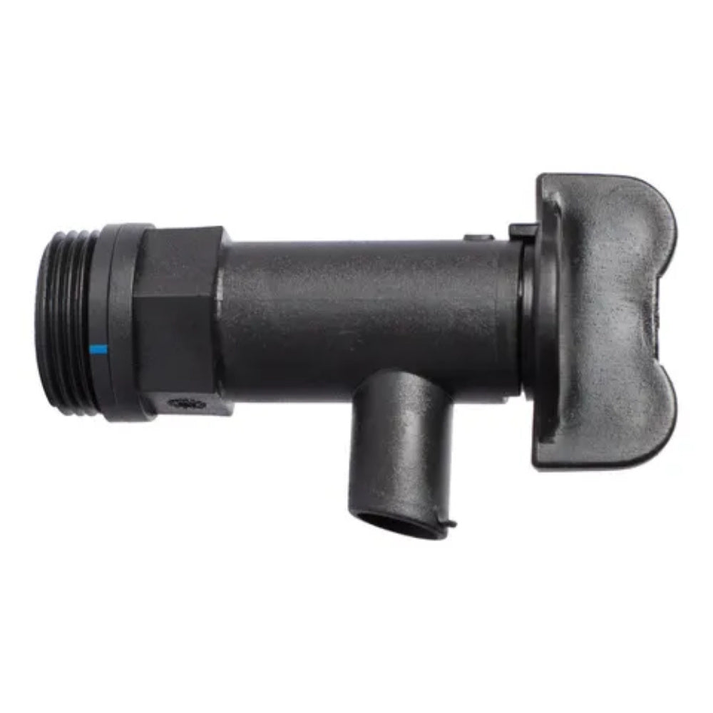 AGAR  Drum Tap (20L) – Black Plastic Chemical Dispensing Tap