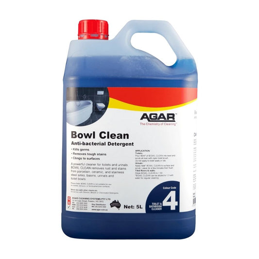 Agar Bowl Clean 5L – Commercial Toilet & Washroom Cleaner