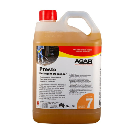 Agar Presto Heavy-Duty Degreaser  5L