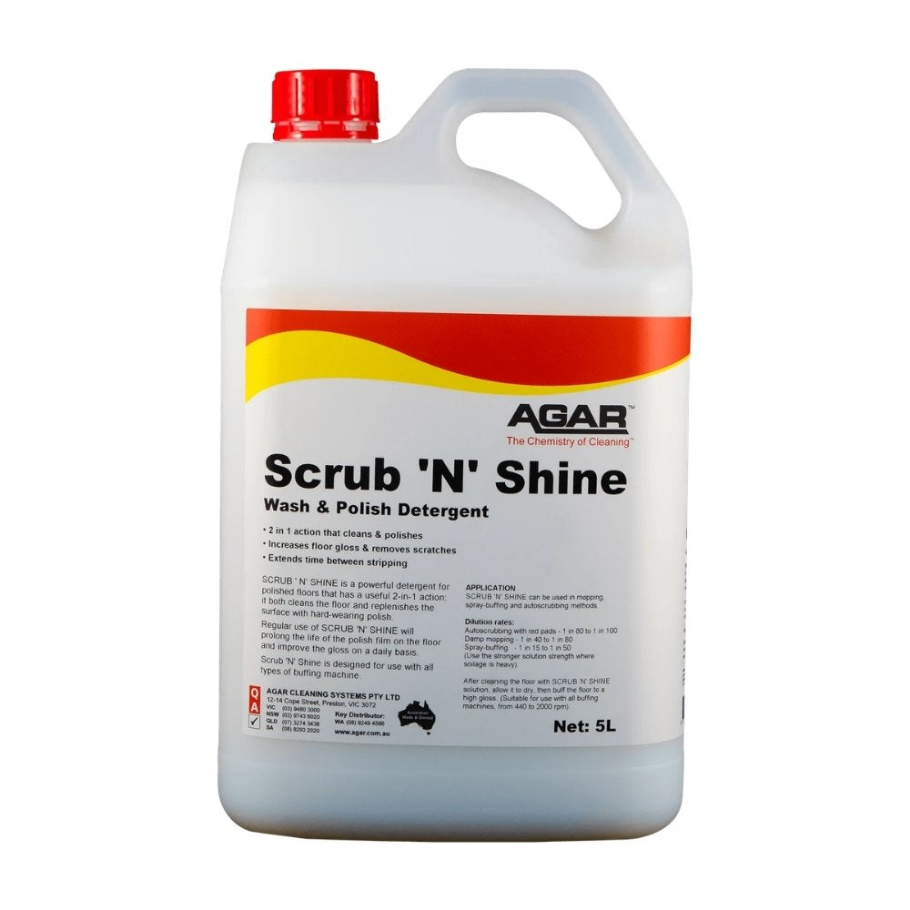 Agar Scrub ’N’ Shine Floor Wash & Polish  5L