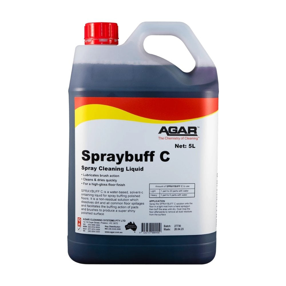 Agar Spraybuff C Floor Gloss Restorer  5L