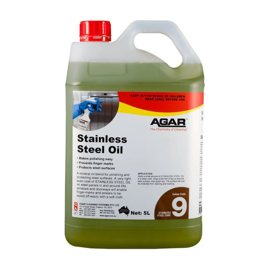 Agar Stainless Steel Oil  Protective Polish for Metal Surfaces 5L