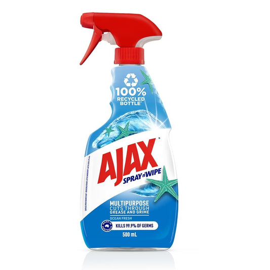 Ajax Spray n' Wipe Ocean Fresh – Antibacterial Multipurpose Cleaner