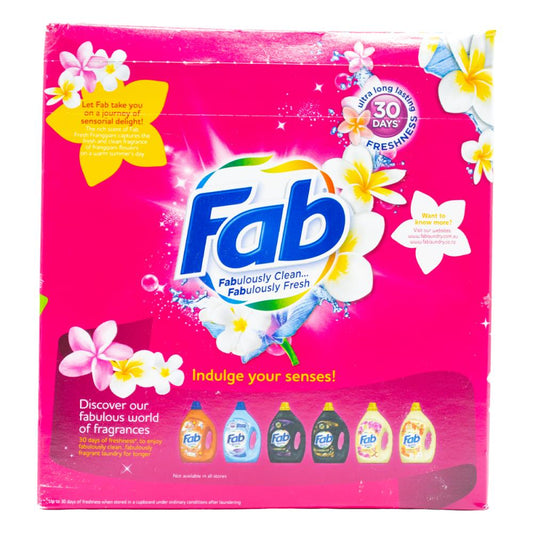FAB 2kg Laundry Powder – Fresh Frangipani (Front & Top Loader)