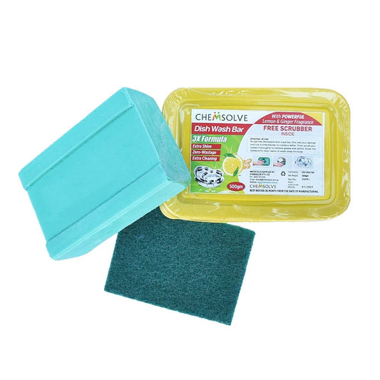 Chemsolve Dish Wash Bar 500g – Heavy Duty Concentrated Sink Detergent Bar