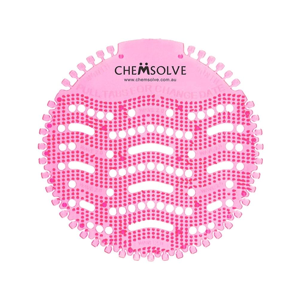 Chemsolve Wave 2.0 Urinal Screen – Multi-Fragrance Deodorizer & Splash Guard (Pack of 12)