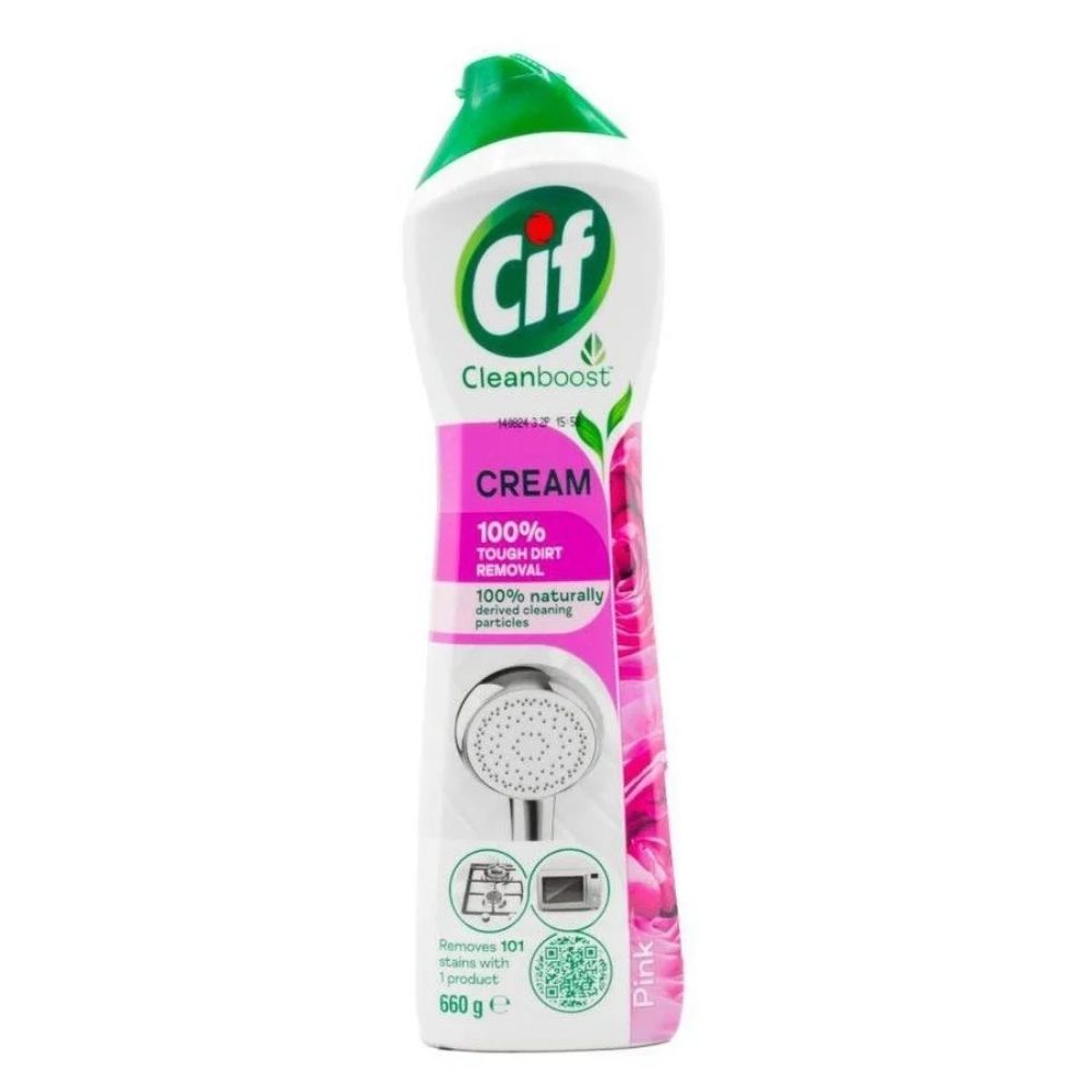 Cif Clean Boost Cream– Tough Dirt & Stain Remover