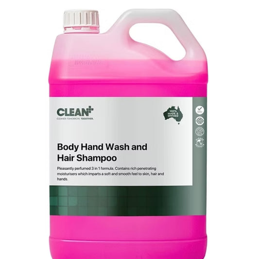 Clean Plus Body Hand Wash & Hair Shampoo  5L