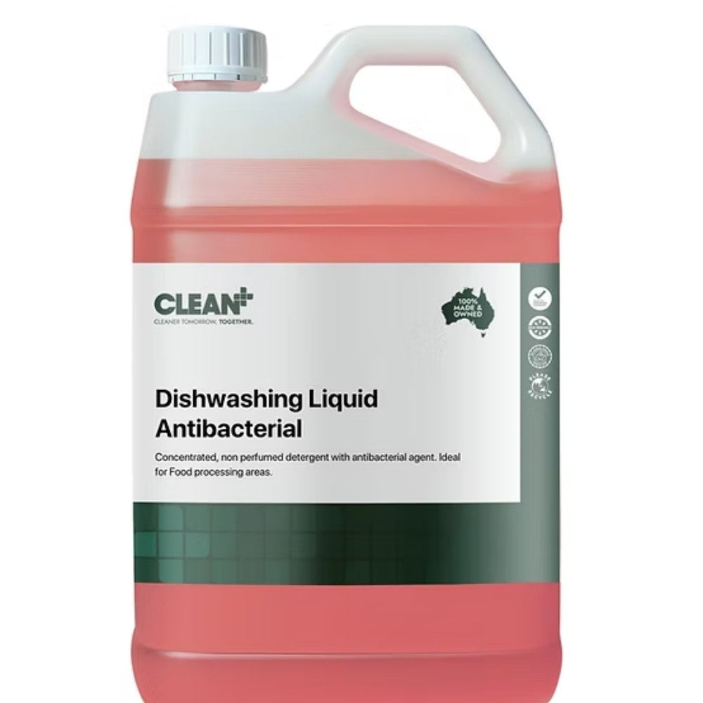 Clean Plus Dishwashing Liquid Antibacterial  5L