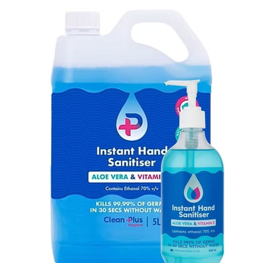 Clean Plus Instant Hand Sanitiser  Hospital Grade Alcohol Gel